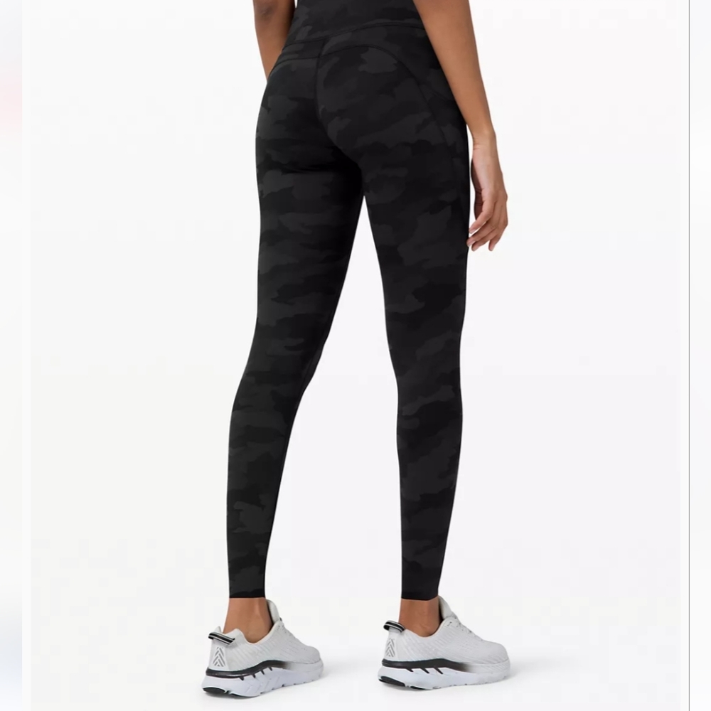 lululemon athletica Black Camo Leggings